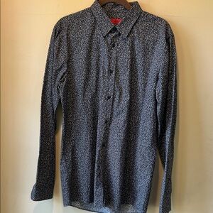 HUGO black and grey patterned Button Down Shirt